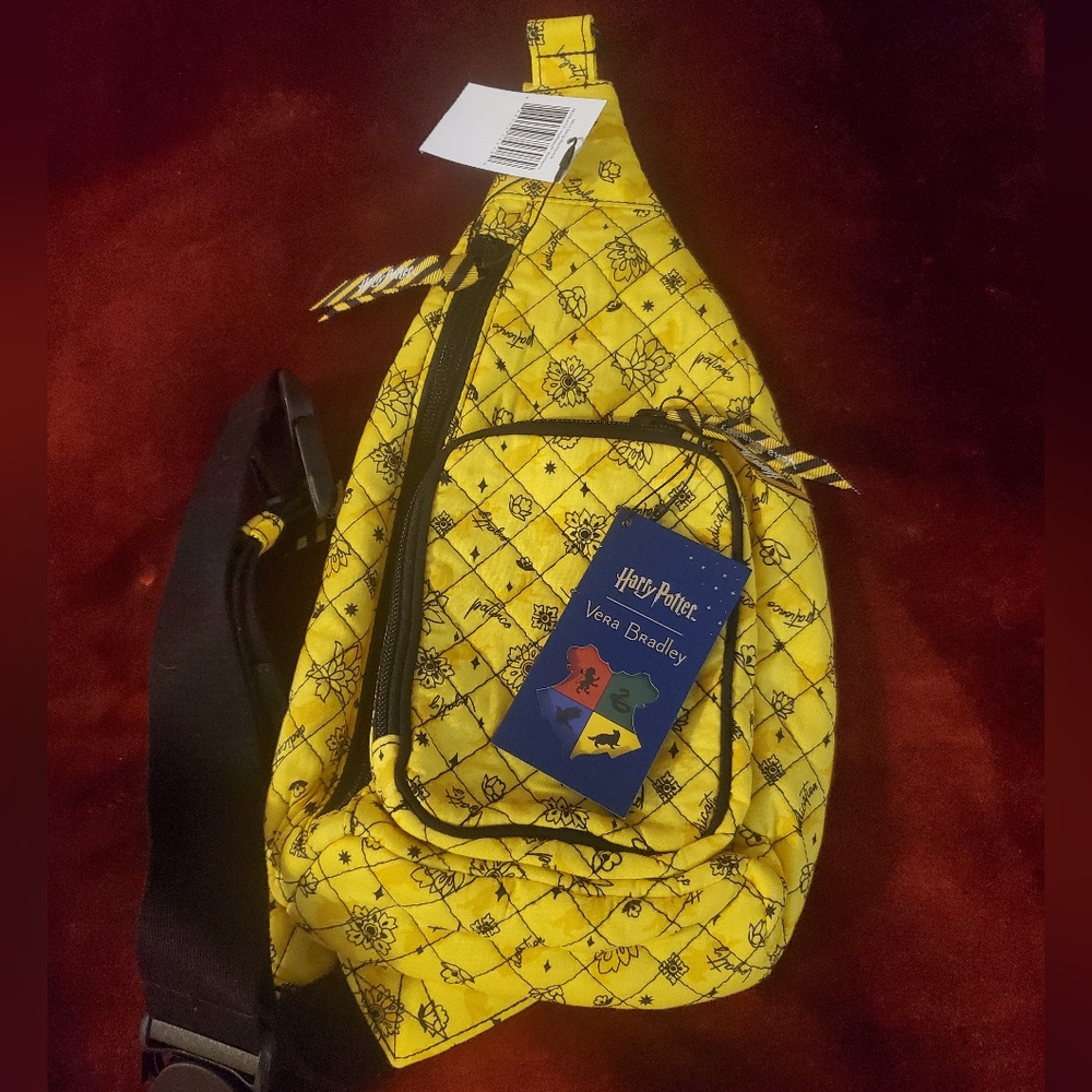 Vera Bradley Hufflepuff Mini Sling Backpack